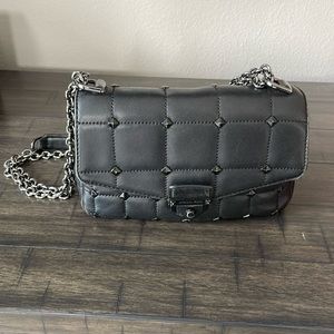 MICHAEL MICHAEL KORS
SoHo Large Studded Quilted Leather Shoulder Bag